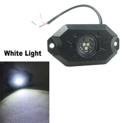 Universal 9W Underbody LED Light Super Bright Pure White Rock Lights for Jeep 4x4 Offroad Pickup Truck