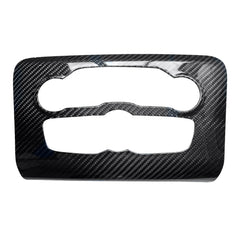 For Dodge Charger 2015-2020 Real Dry Carbon Fiber Central Control CD Panel Cover Trim