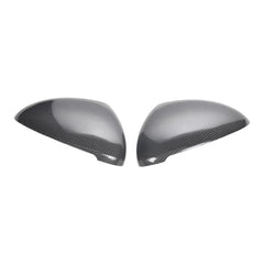 Real Dry Carbon Mirror Cover Stick On Style Rear View Style Cover Exterior Kits For Porsche Cayenne