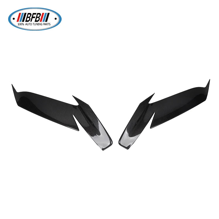 Dry Carbon Fiber Front Eyebrows Trim in Headlight Carbon Eyelips For Lexus NX200 2015-2017