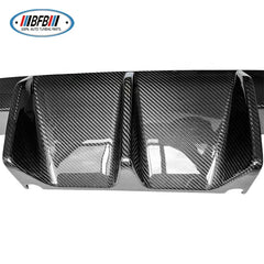 G82 Rear Lip Diffuser Stick on For BMW G80 G82 G83 M3 M4 OEM Style Dry Carbon Fiber Rear Bumper Diffuser