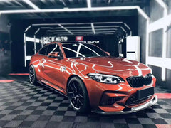 Replacement Dry Carbon Fiber F87 M2 Competition Car Front Kidney Grill Covers for BMW M2 2018-2020