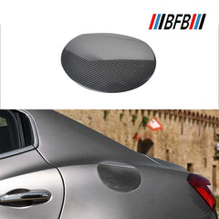 Real Dry Carbon Fiber Gas Tank Cover Fuel Oil Cover Trim For Maserati Ghibli 2014-2017