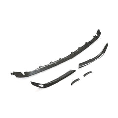 Carbon Fiber  W177 A45 Car Front Lip with Fins for Mercedes Benz A Class W177 A45 AMG S Sedan 4-Door 2020-2022