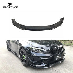 Carbon Front Bumper Splitter Lip Chin Spoiler for BMW 2 Series F87 M2 Coupe 2016-18