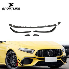 Carbon Fiber Front Lip for Mercedes Benz A Class W177 V177 A200 A220 A250 2019-2020