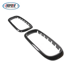 Dry Carbon Fiber Front Center Grille Cover Front Grill Frame Trim add on style For BMW X5 F15 2014-2016