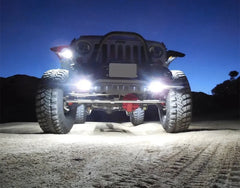 Universal 9W Underbody LED Light Super Bright Pure White Rock Lights for Jeep 4x4 Offroad Pickup Truck