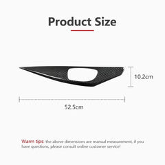 ES N-YFND-339 Car Interior Accessories Carbon Fiber Rear Side Door Trim Panel FOR Infiniti Q50 2015-2022 Car Accessories