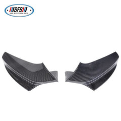 MP style Carbon Fiber Front Bumper Lip With Splitters For BMW 5 Series F10 2012-2016