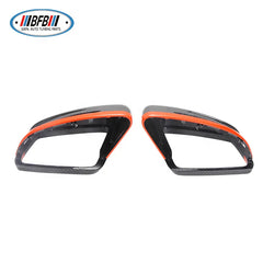 Real Carbon Mirror Cover shell  Replacement wiht red line Style For Mercedes BENZ E class W212/W164/W166/ S classW221