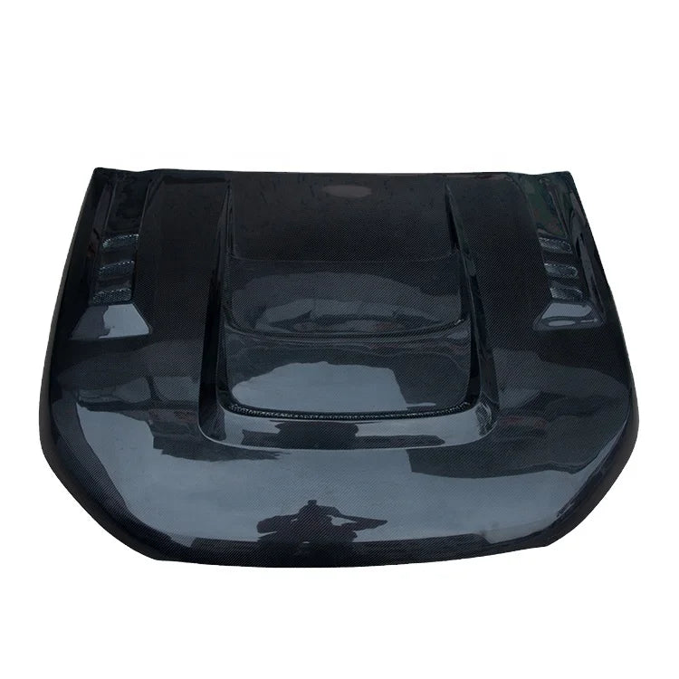 Real Carbon Fiber Bonnet Hood Carbon Engine Cover Replacement Style For Ford Mustang 2015+
