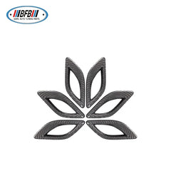 Real Dry Carbon Fiber Fender Vents Side Air Vents For Maserati Quattroporte Car Accessories 2013-2017