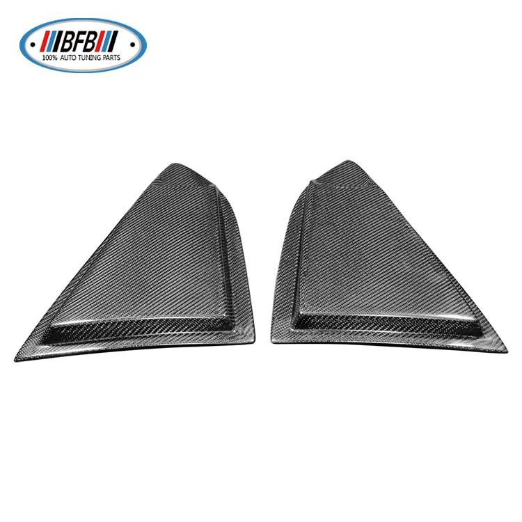 Add On Style Carbon Fiber Rear Window Side Vent  For 2016-2022 Chevy Camaro