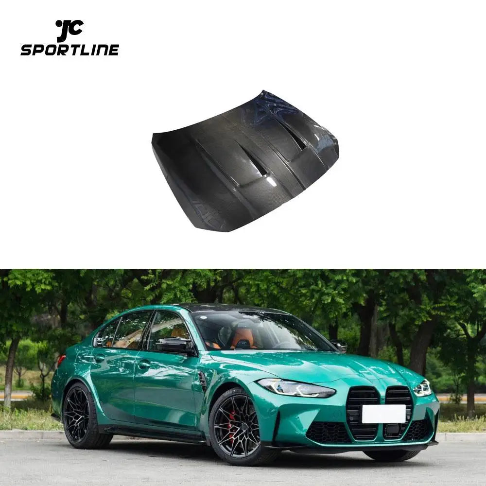 Prepreg Dry Carbon M3 M4 Car Hood Bonnet for BMW G80 M3 G82 G83 M4 Competition 2021 2022 2023 2024