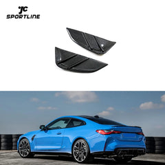 Replacement Dry Carbon Fiber Side Fender Air Vent Trim for BMW G80 M3 2021-2022