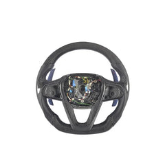 Real Carbon Fiber Customized Steering Wheel with Paddles For BMW 5 Series G30