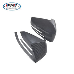 Real Carbon Fiber Side Mirror Cover Add on type For Mercedes X204 W212 W176 W246 W204 C117