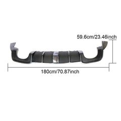 Carbon Fiber  Rear Diffuser Lip for Audi RS3 8V Sedan 17-18