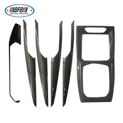 6pcs Real Dry Carbon Fiber Interior Trims Center Console Cover Dash Cover For BMW X3 X4 2022up