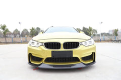 JC Sportline F8x Carbon Front Lip for BMW F82 F83 M4 Coupe F80 M3 Sedan 2015- 2019