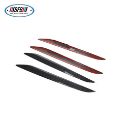 Real Dry Carbon Fiber Interior Accessories Car Door Trim Strips Cover For Lexus NX200t 300h 2014-2021