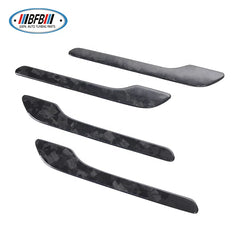 Real Forge Carbon Car Exterior Trim Outside Door Handle Cover Fit for Tesla Model 3 2017-2020