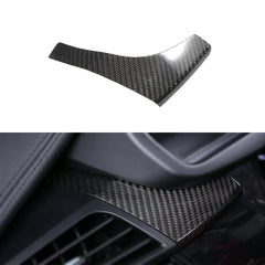 7pcs Real Dry Carbon Fiber Interior Trims Dashboard Kits For BMW X6 F16 2015-2019 Center Console Cover Panels