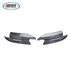 For BMW 5 Series F10 M5 2012-2016 Carbon Fiber Front Bumper Lip Splitter Side Splitter Apron