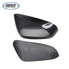 RHD only Mirror Cover Real Dry Carbon Rearview Mirror Cover for Lexus RX NX 2014up