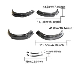 For Ford Bronco Carbon Fiber Car Fender Flares Wide Body Kit Wheel Arches