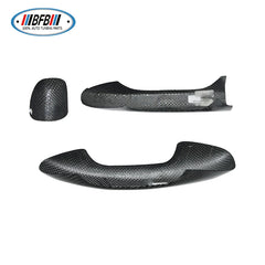 Real Dry Carbon Fiber  For Mercedes benz w205  Car Door Handle Cover Trim 3pcs/set