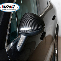 Real Dry Carbon Fiber Side Mirror Cover Rearview Mirror Cover For Porsche Macan 2014-2017