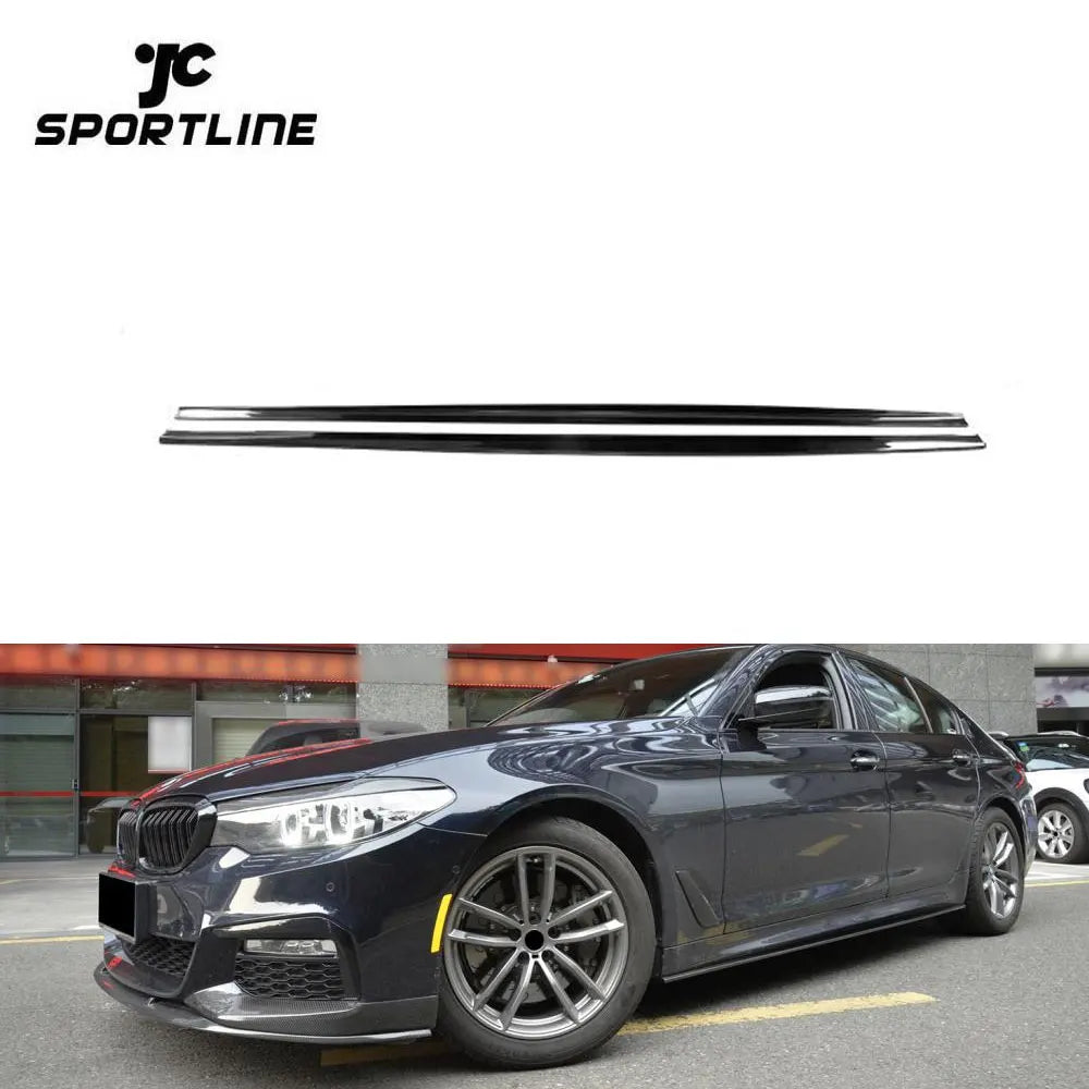 Carbon Fiber Side Skirts Extension Side Trim for BMW G30 M Sport F90 M5 Sedan 4 Door 540i 2017-2022