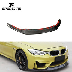 JC Sportline F8x Carbon Front Lip for BMW F82 F83 M4 Coupe F80 M3 Sedan 2015- 2019