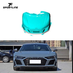 Latest R8 V10 Pre-preg Front Bumper Lip Splitter Spoiler for Audi R8 V10 Performance Coupe 2-Door 2023