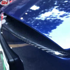 carbon fiber rear compartment cover Car mesh trim for Tesla model S 2014-2017