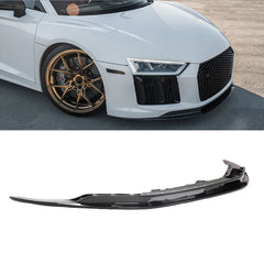 Jcsportline Auto Replacement Parts Dry Carbon Fiber car Accessories Front For Audi R8 V10 Gen 2 2016-2019 Bumper Lip Kit