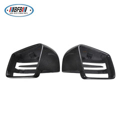 For Mercedes G Class W463 GLE GLS GL ML W166 Carbon Fiber Mirror Cover Dry Replacement Side Mirror Cover  2013-2018