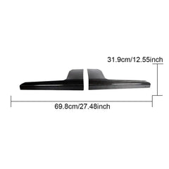 For BWM G87 M2 2022-2024 Dry Carbon Fiber Side Skirt Winglets Extention Lips