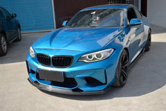 Carbon Fiber Front Bumper Lip Splitter for BMW F87 M2 Coupe 2-Door 2016-2018