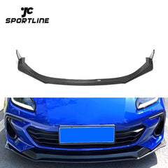 BRZ GR86 Carbon Fiber Car Front Bumper Lip for Toyota Subaru GR86 BRZ 2022-2023