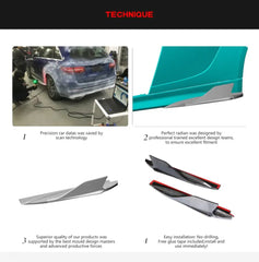 Pure Carbon Fiber R8 Side Door Winglet for Audi R8 V10 Gen 2 2016-2018