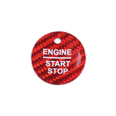 Es Car Interior Accessories Carbon Fiber Engine Start Stop Button Cover For Ford Focus  Escort Shaking Roads Edge  Mondeo