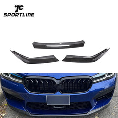 Modify Luxury 5 Series F90 LCI P Style Dry Carbon Fiber M5 Front Lip Splitter Spoiler for BMW F90 M5 LCI Sedan 4-Door 2021