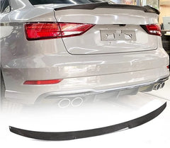 Carbon Fiber Rear Trunk Spoiler Wing Lip For Audi A3 A3 Sline S3 Sedan 2014 - 2019