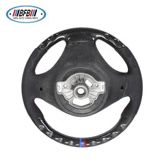 BFB 100% Real Carbon Fiber and Perforated Leather Steering Wheel For F30 Low configuration Car 2012-2016