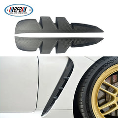 Full Dry Carbon Fiber Side Fender Vents Add On Style Fit For 2022 Subaru BRZ