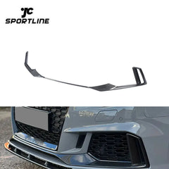 JCSPORTLINE RS3 Carbon Fiber Front Bumper Scoop Trims for Audi RS3 Sedan 4-Door 2017-2019