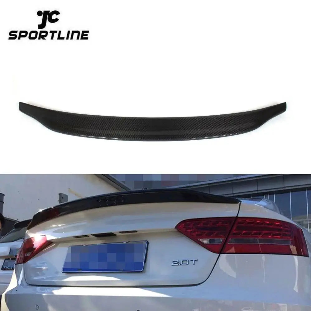 Carbon Fiber Rear Wing Spoiler For Audi A5 Sportback 4-Door 2009-2016